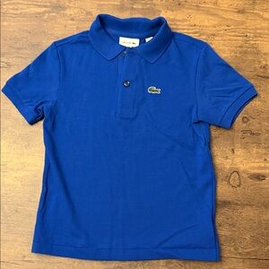 Lacoste Kids polo shirt in Bold Blue